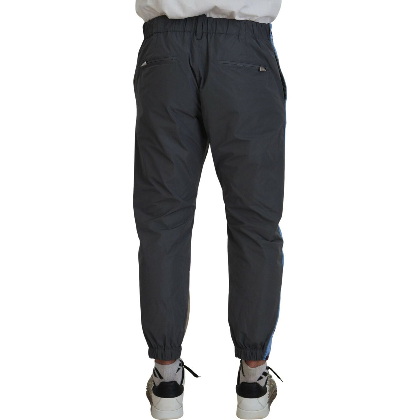 Dsquared² Cotton Brown Gray Two Tone Men Casual Pants Dsquared²