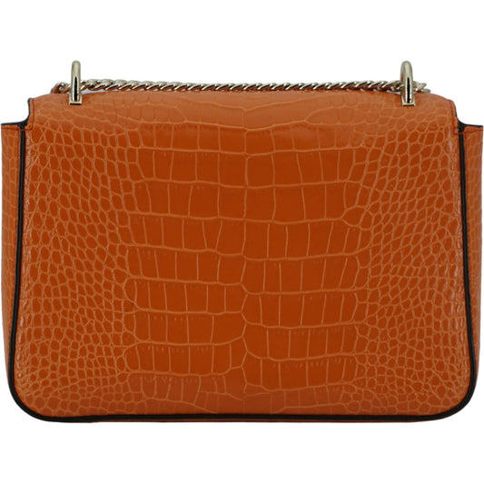 Jimmy Choo Amber Orange Leather Shoulder Bag Jimmy Choo