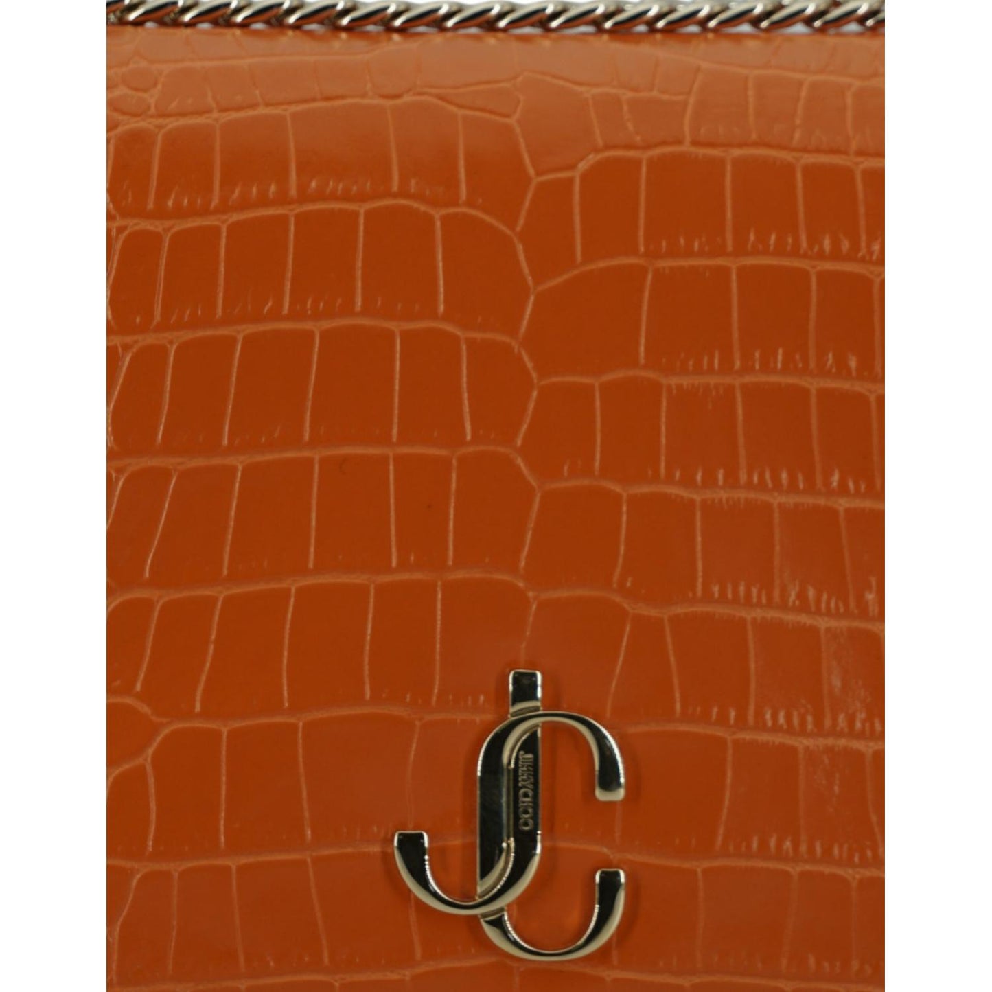 Jimmy Choo Amber Orange Leather Shoulder Bag Jimmy Choo