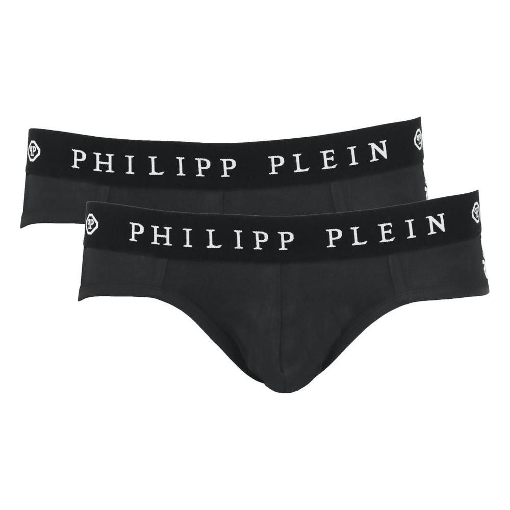 Philipp Plein Black Cotton Men Boxer Short Pack Philipp Plein