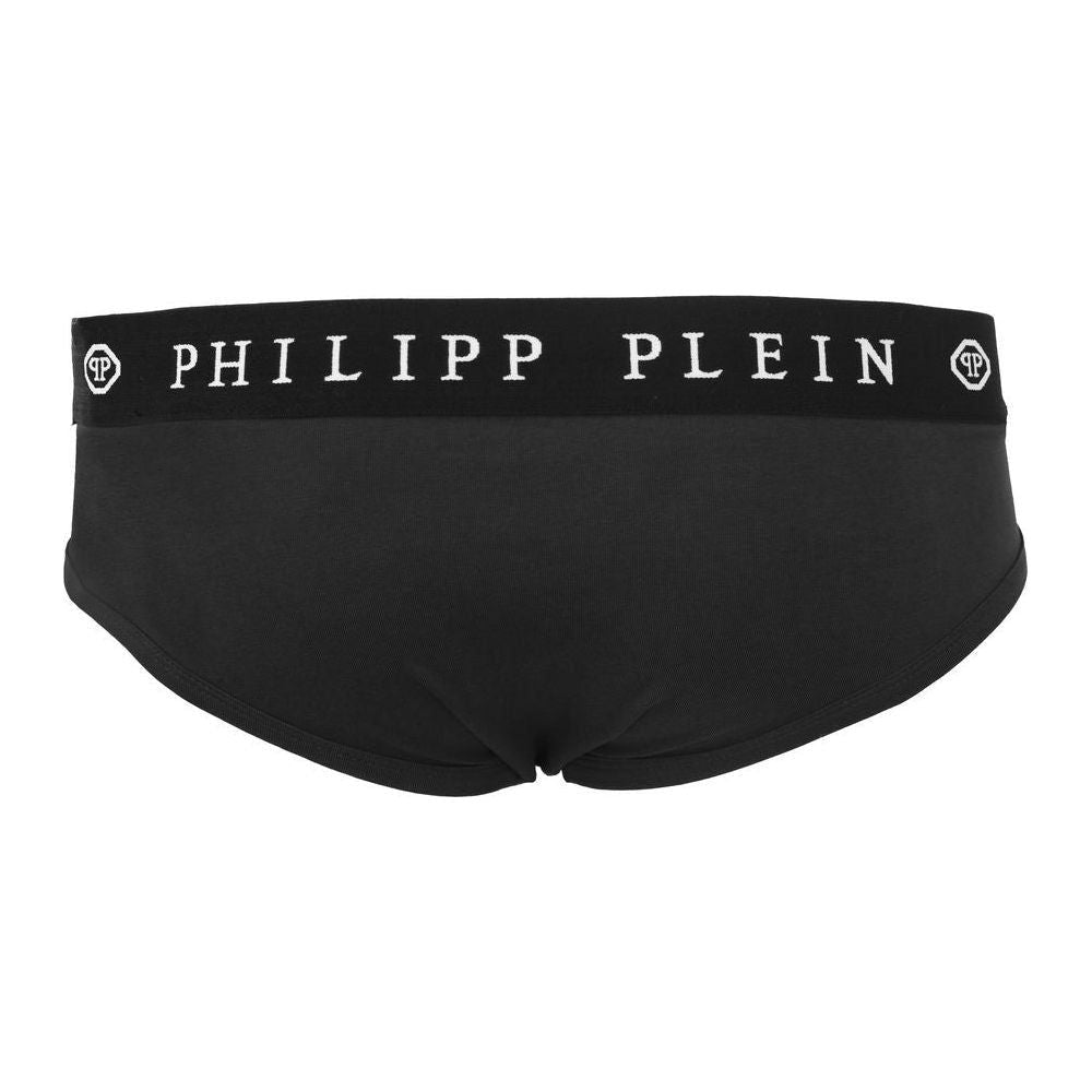 Philipp Plein Black Cotton Men Boxer Short Pack Philipp Plein