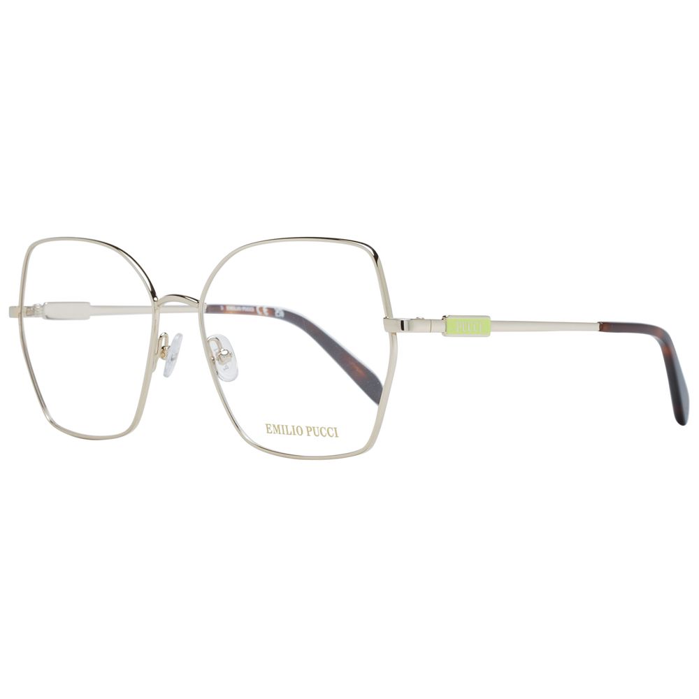 Emilio Pucci Gold Metal Glasses (Frames)