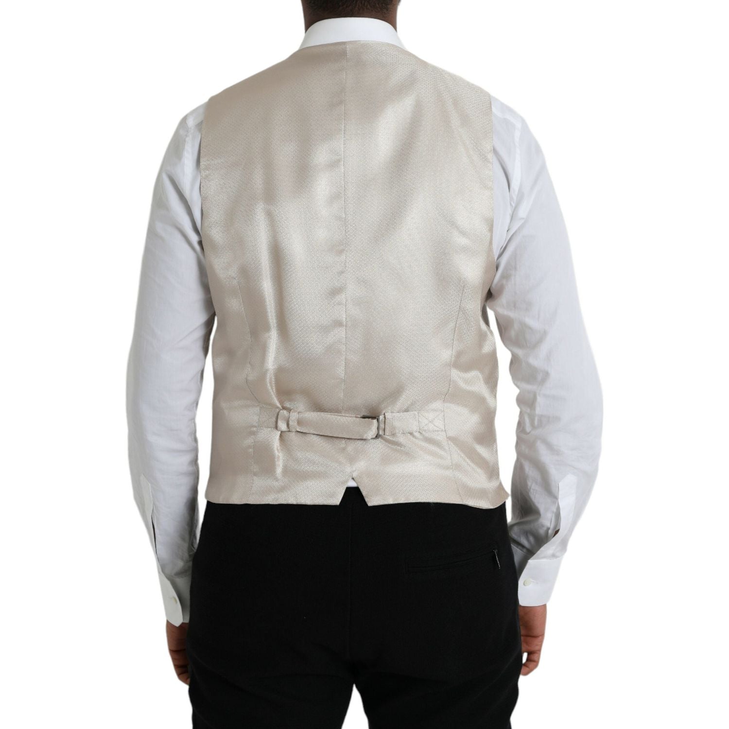 米白色棉质背心连衣裙正式背心