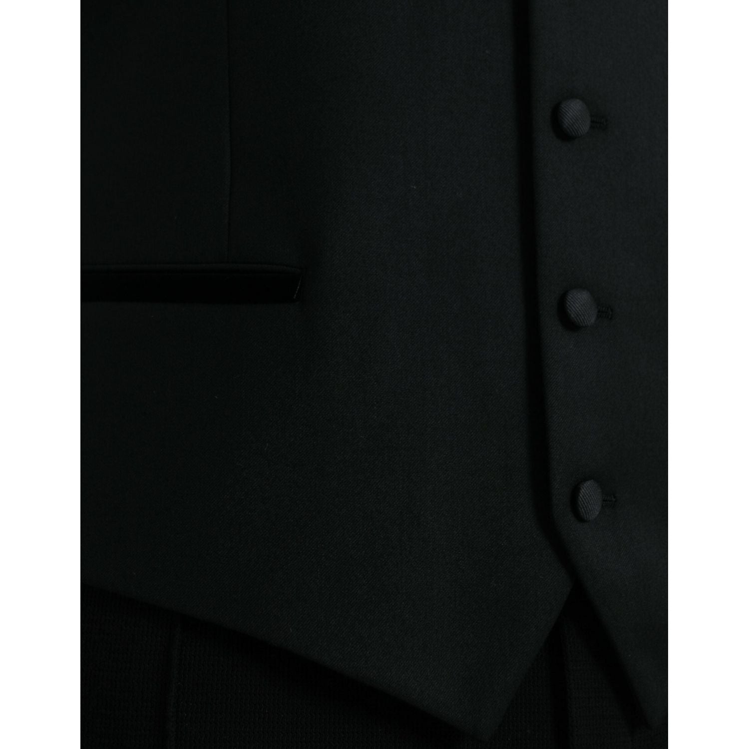 黑色丝绸背心连衣裙正式背心