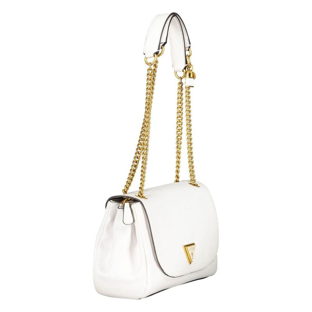 Guess Jeans White Polyethylene Handbag Guess Jeans