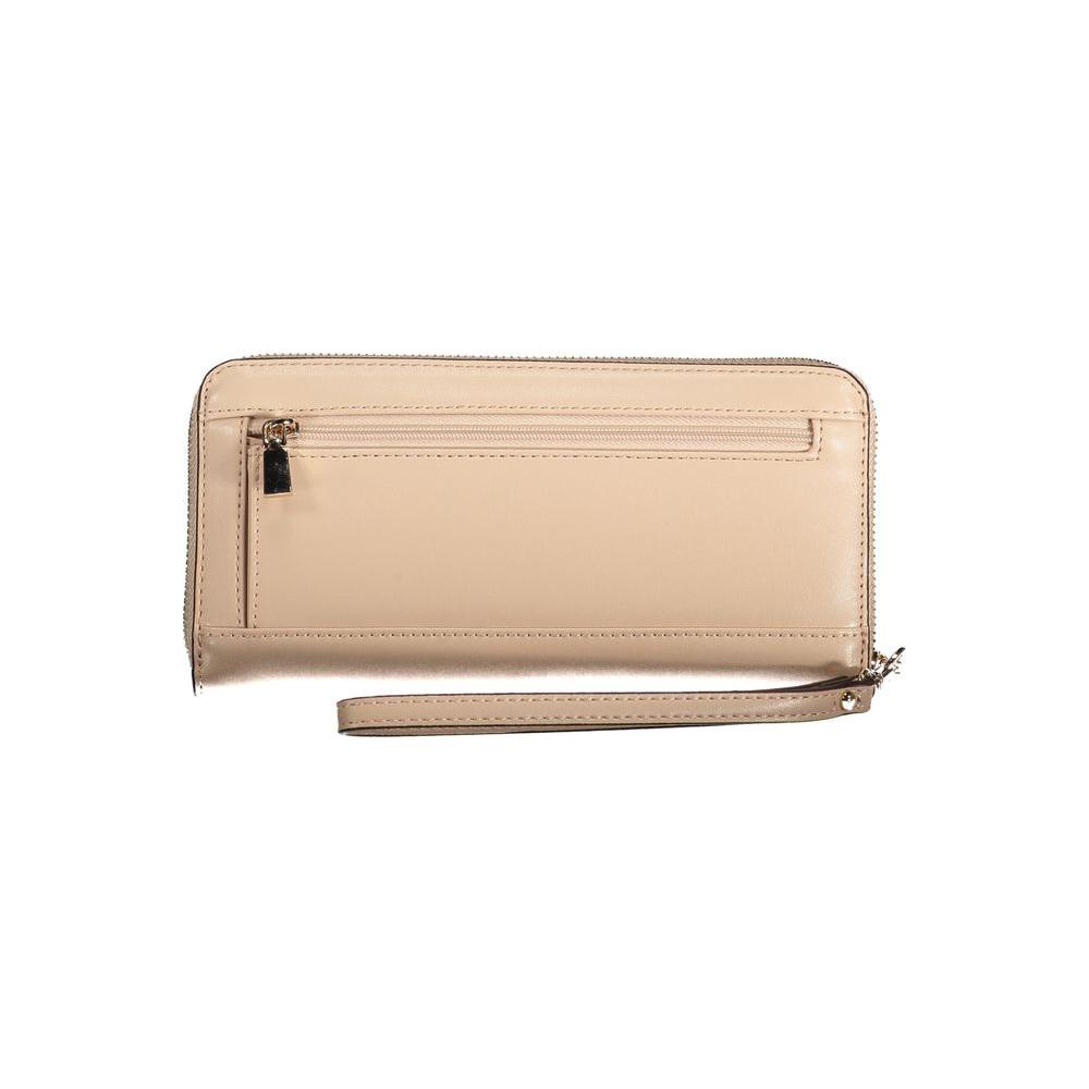 Guess Jeans Beige Polyethylene Wallet Guess Jeans