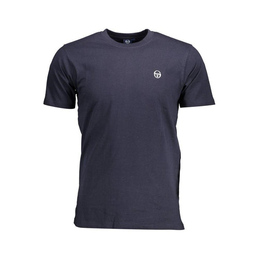 Sergio Tacchini Blue Cotton T-Shirt Sergio Tacchini