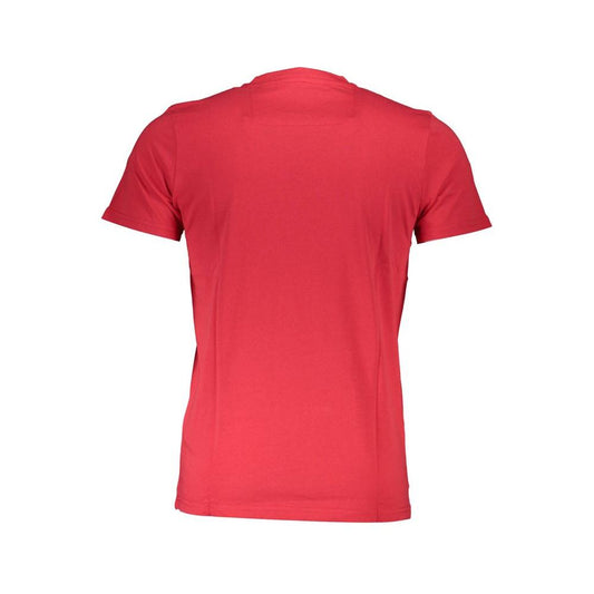 Cavalli Class Red Cotton T-Shirt Cavalli Class