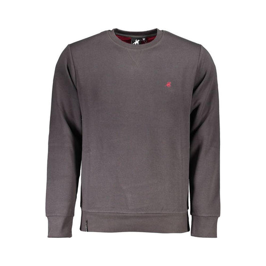 U.S. Grand Polo Gray Cotton Sweater U.S. Grand Polo