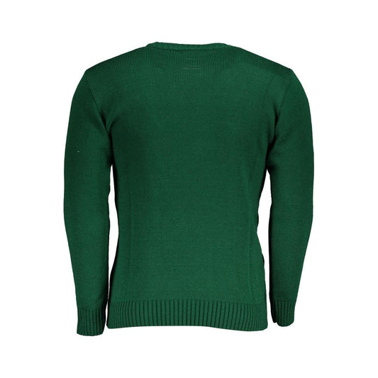 U.S. Grand Polo Green Fabric Sweater U.S. Grand Polo