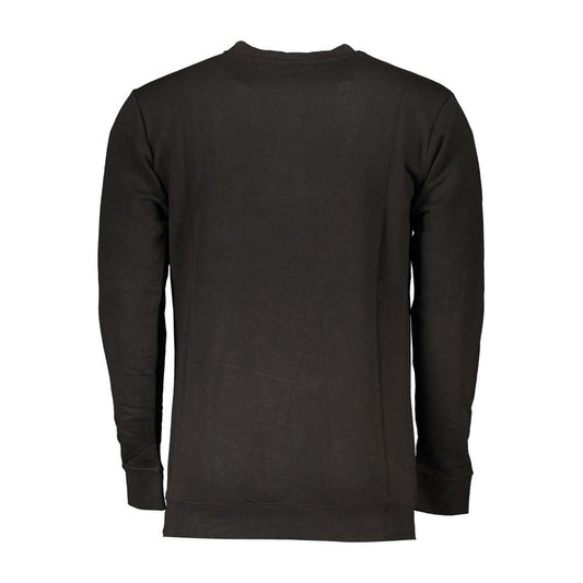 Cavalli Class Black Cotton Sweater Cavalli Class