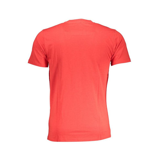 Cavalli Class Red Cotton T-Shirt Cavalli Class