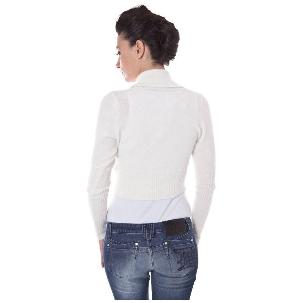 Datch White Wool Sweater Datch