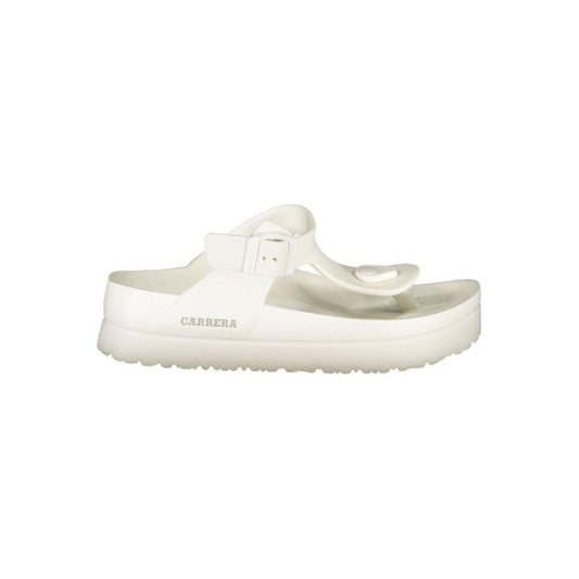 Carrera White Polyethylene Sandal Carrera