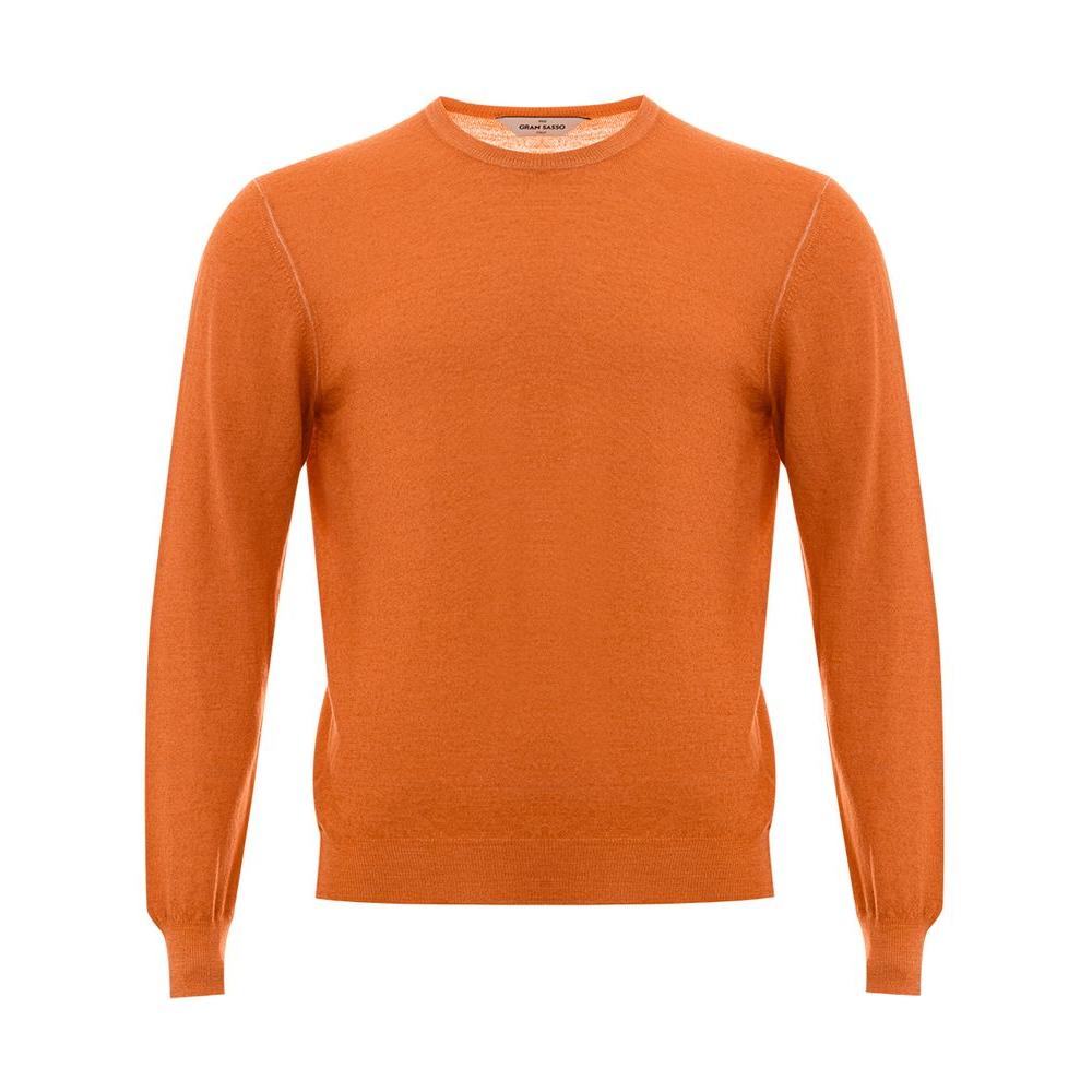 Gran Sasso Orange Wool Sweater Gran Sasso