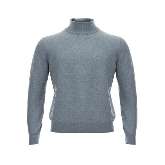 Gran Sasso Elegant Cashmere Gray Men's Sweater Gran Sasso