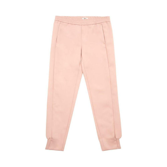 Lardini Elegant Pink Polyester Pants for Women Lardini