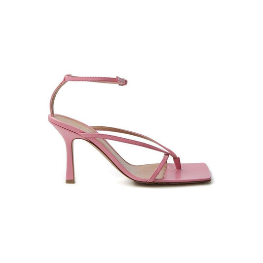 Bottega Veneta Pink Leather Sandal