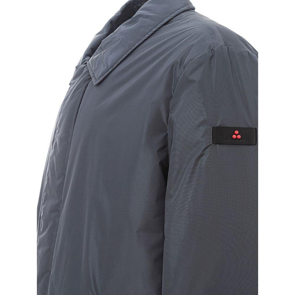 Peuterey Elegant Gray Polyamide Men's Jacket Peuterey