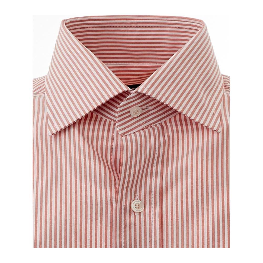 Tom Ford Elegant Pink Cotton Shirt for Men Tom Ford