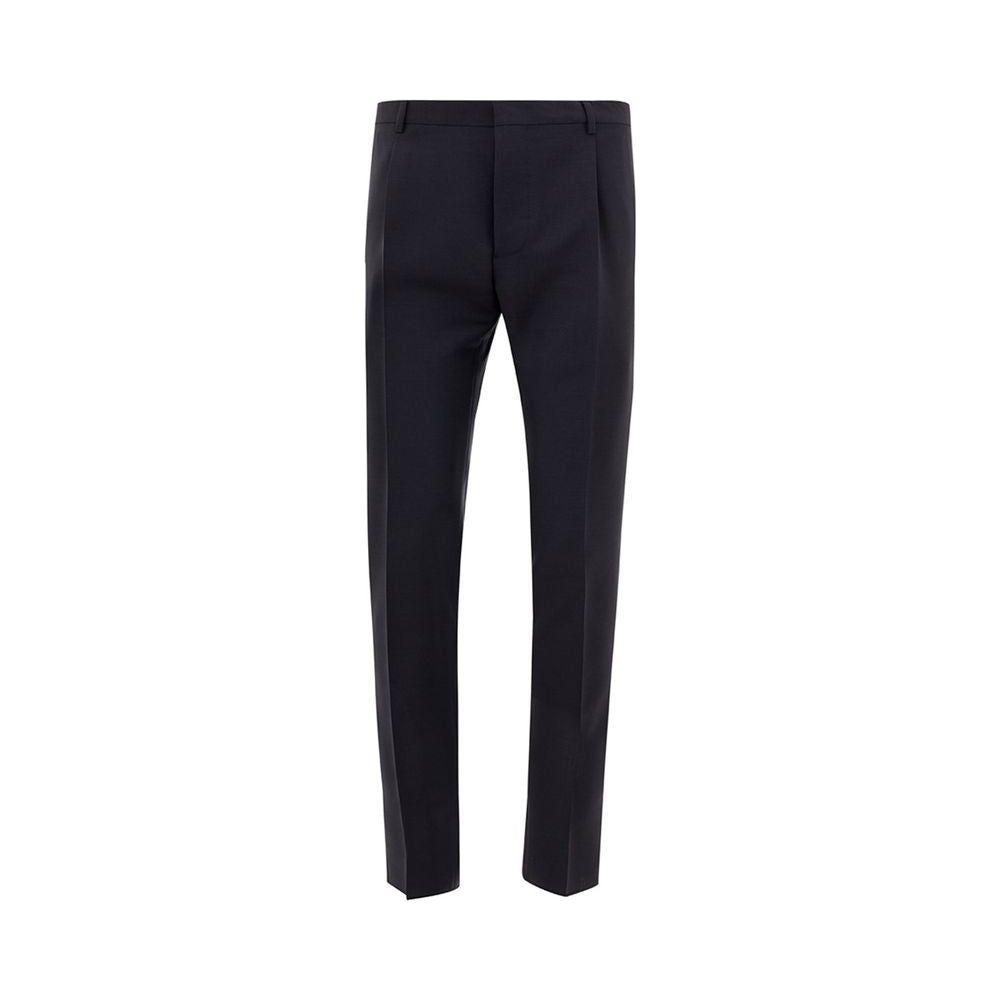 Valentino Blue Wool Jeans & Pant Valentino