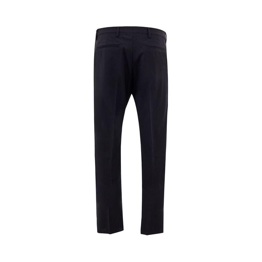 Valentino Black Wool Jeans & Pant