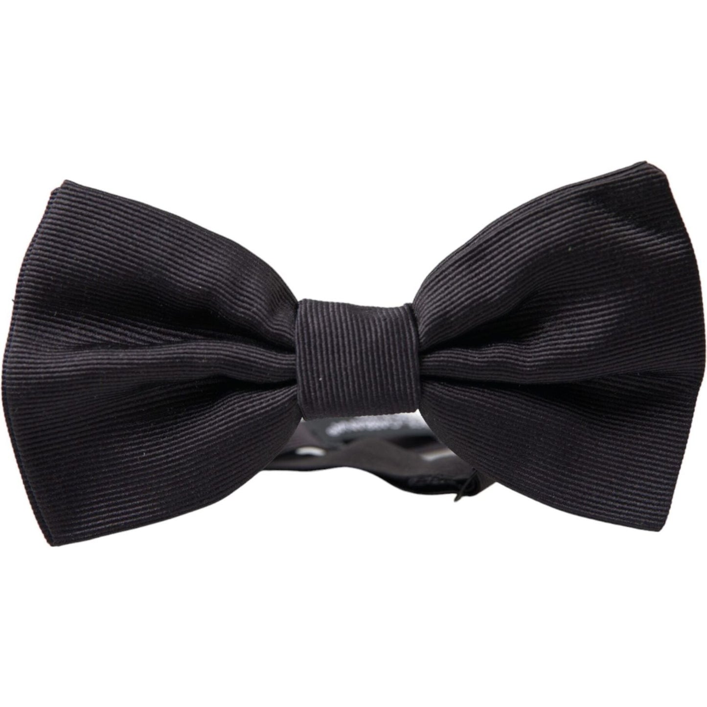 Dolce & Gabbana Black Silk Adjustable Neck Men Bow Tie Dolce & Gabbana