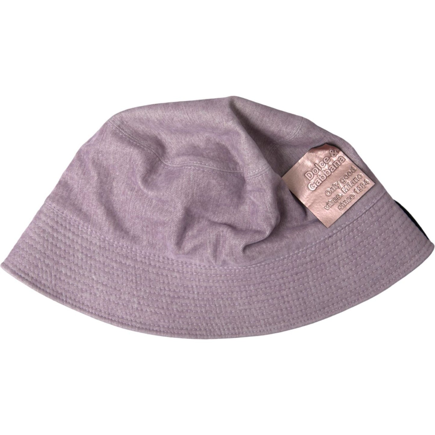 Dolce & Gabbana Light Brown Nylon Canvas Bucket Hat Men Dolce & Gabbana