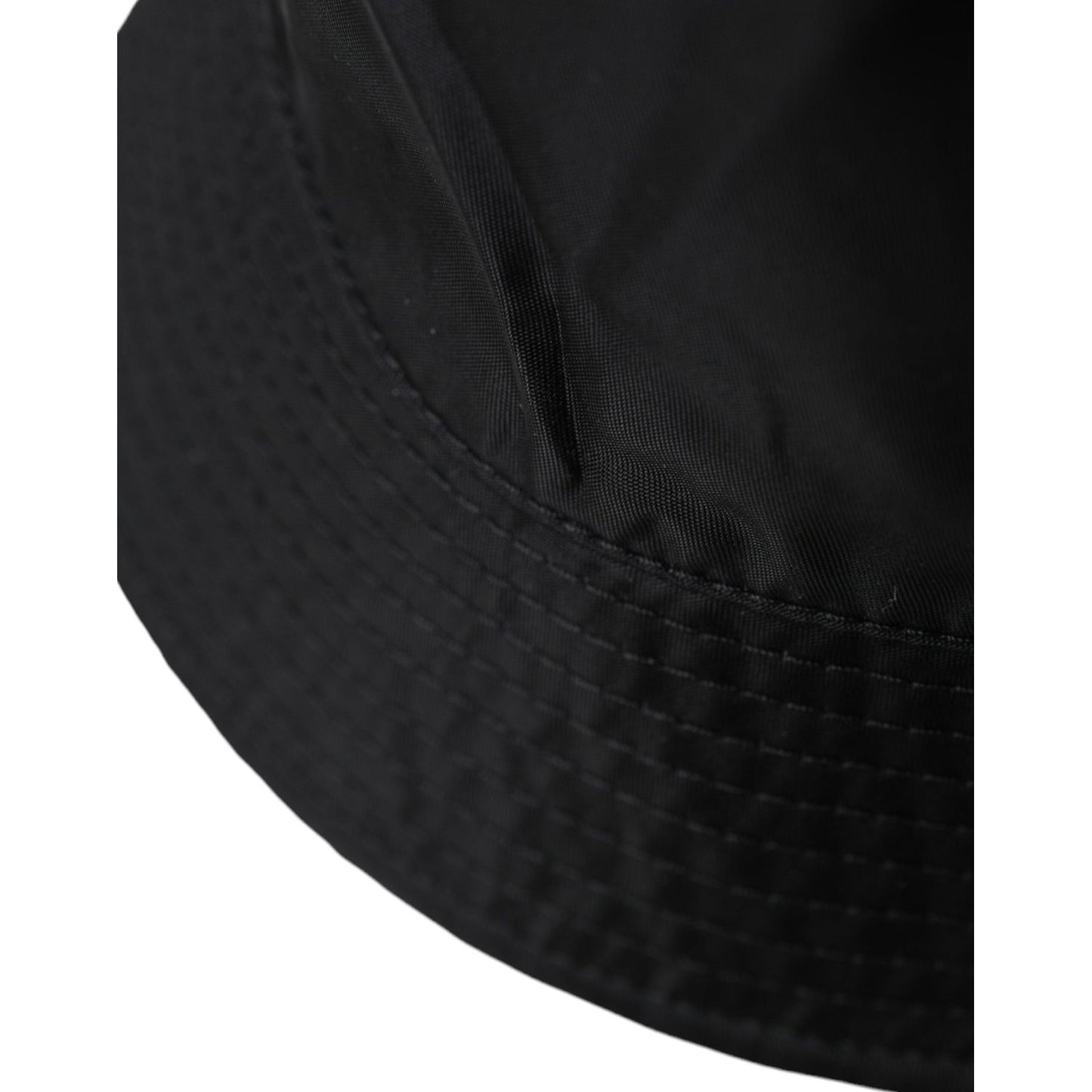 Dolce & Gabbana Black Wide Brim Cap Bucket Hat Men Dolce & Gabbana