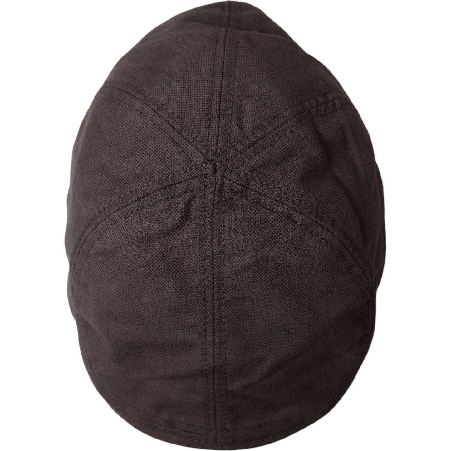 Dolce & Gabbana Brown Nylon Cloth Newsboy Hat Men Dolce & Gabbana