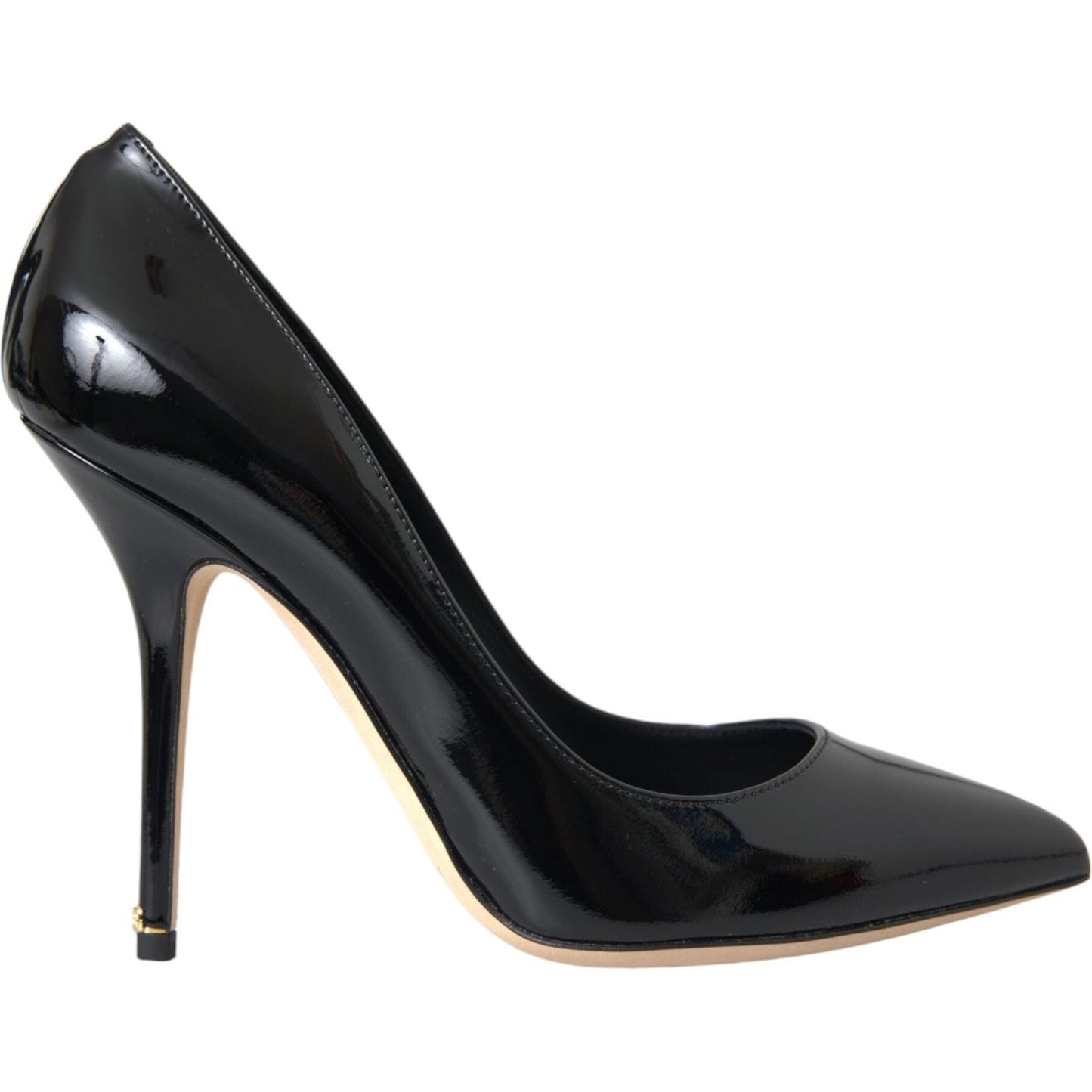 Dolce & Gabbana Black Patent Leather Bellucci Pumps Heels Shoes Dolce & Gabbana