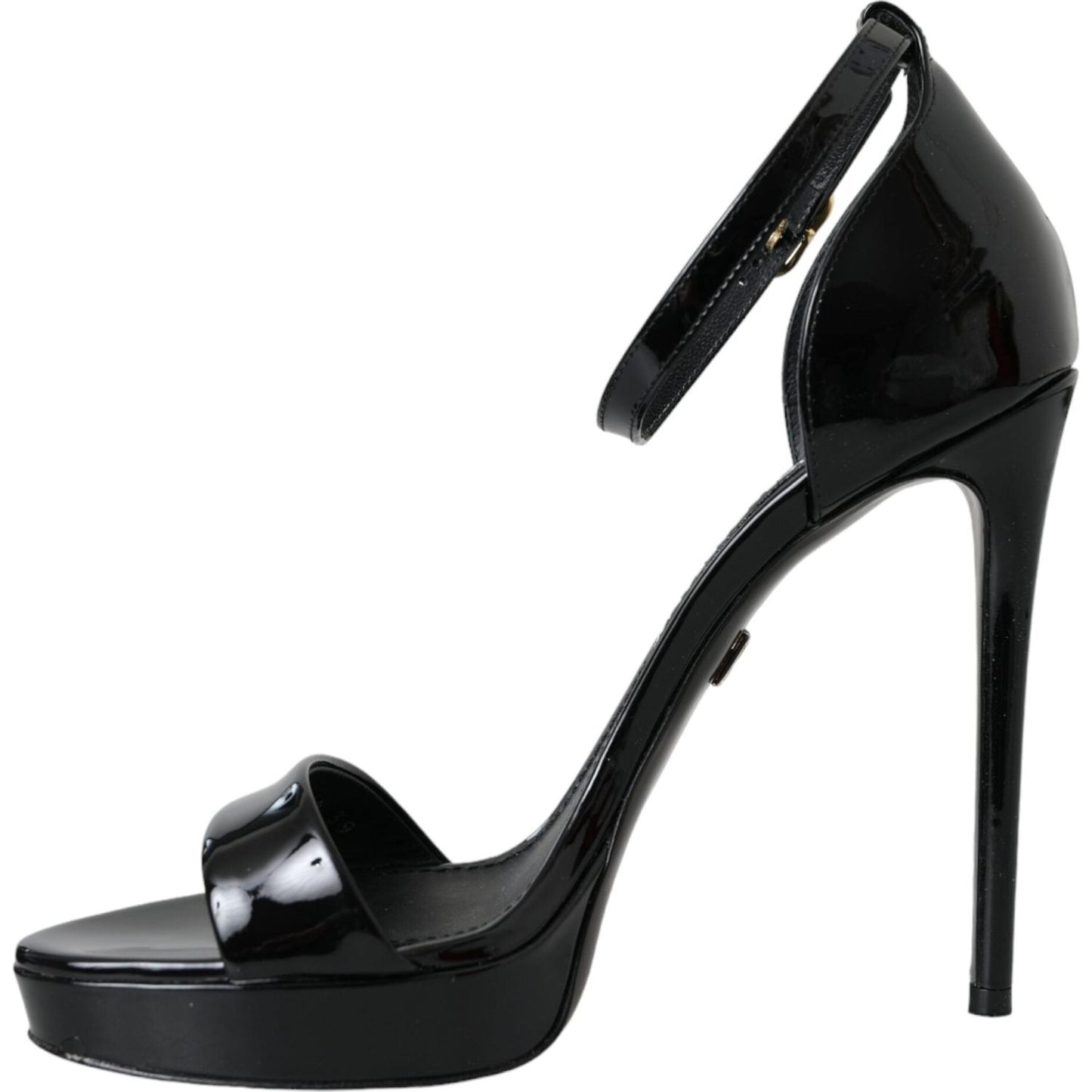 Dolce & Gabbana Black KEIRA Leather Heels Sandals Shoes Dolce & Gabbana