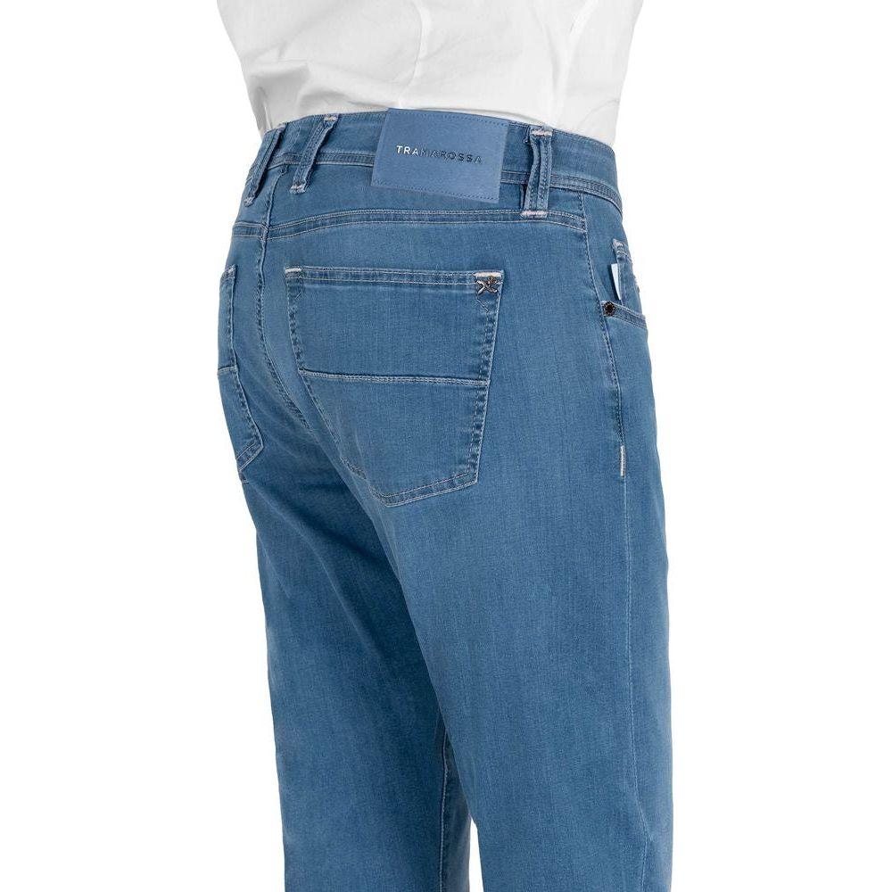 Tramarossa Light Blue Cotton Jeans & Pant Tramarossa