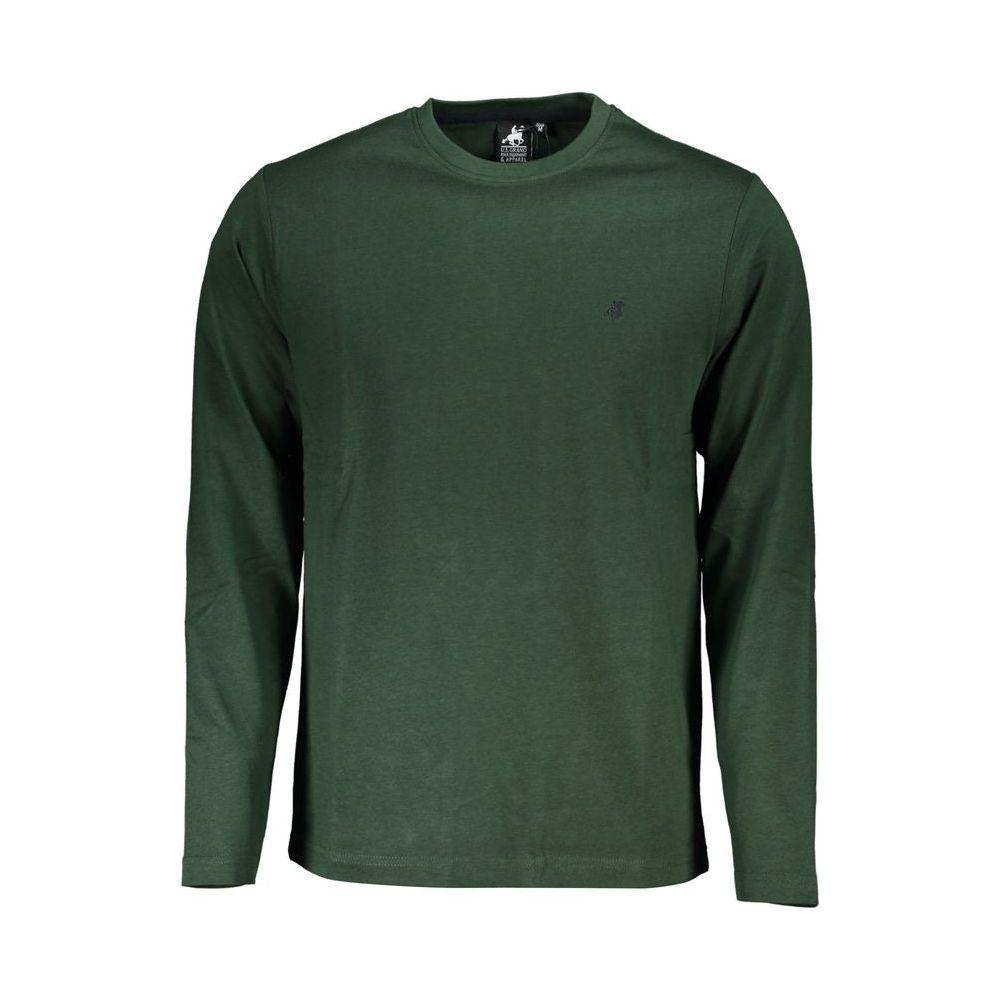 U.S. Grand Polo Green Cotton T-Shirt U.S. Grand Polo