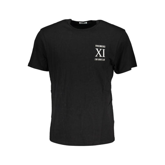 Bikkembergs Black Cotton T-Shirt Bikkembergs