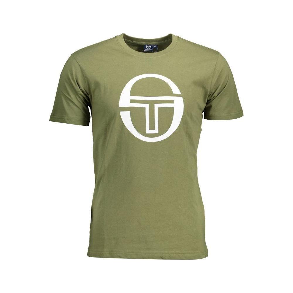 Sergio Tacchini Green Cotton T-Shirt Sergio Tacchini