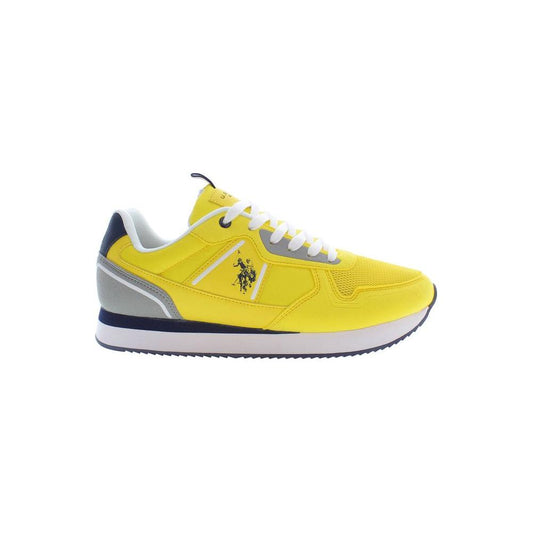 U.S. POLO ASSN. Yellow Polyester Men Sneaker U.S. POLO ASSN.