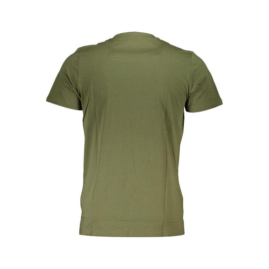 Cavalli Class Green Cotton T-Shirt Cavalli Class