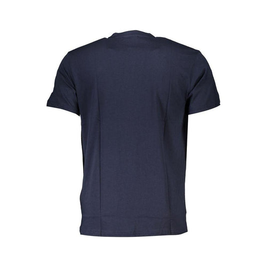 Cavalli Class Blue Cotton T-Shirt Cavalli Class