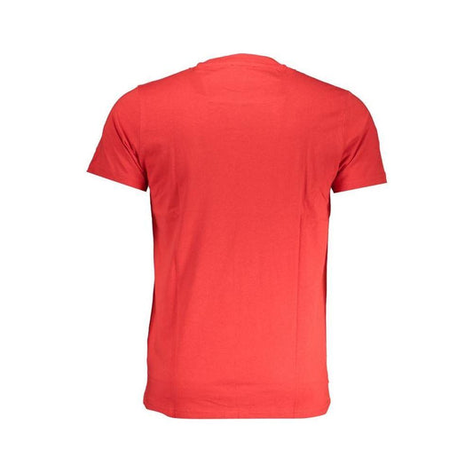 Cavalli Class Red Cotton T-Shirt Cavalli Class