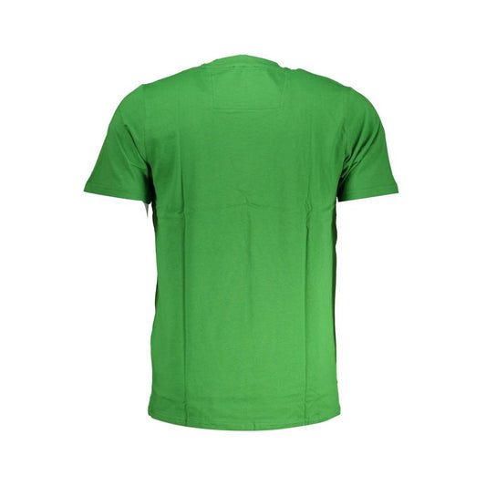 Cavalli Class Green Cotton T-Shirt Cavalli Class