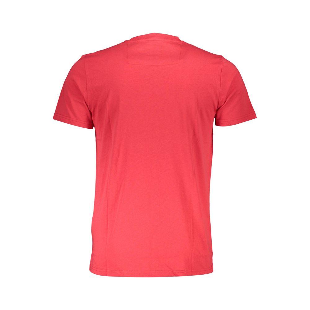 Cavalli Class Red Cotton T-Shirt Cavalli Class