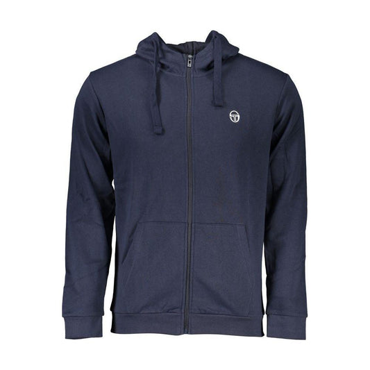 Sergio Tacchini Blue Cotton Sweater Sergio Tacchini