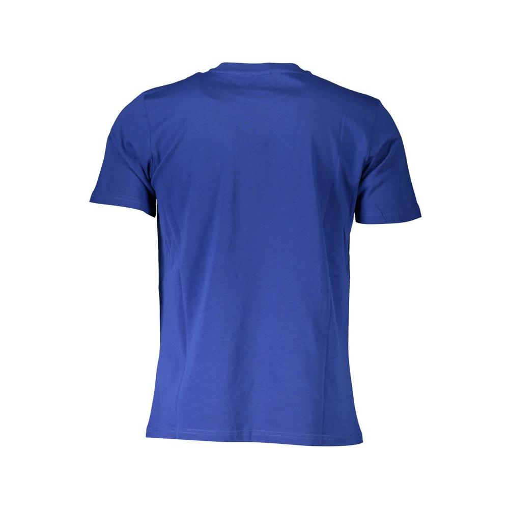 North Sails Blue Cotton Men T-Shirt