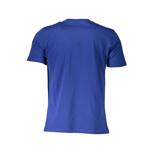 North Sails Blue Cotton Men T-Shirt North Sails