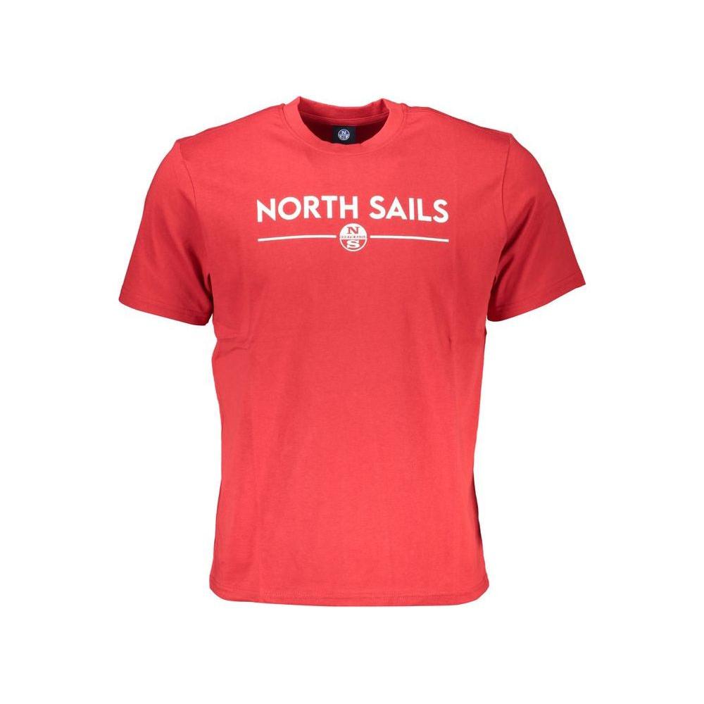 North Sails Red Cotton T-Shirt North Sails