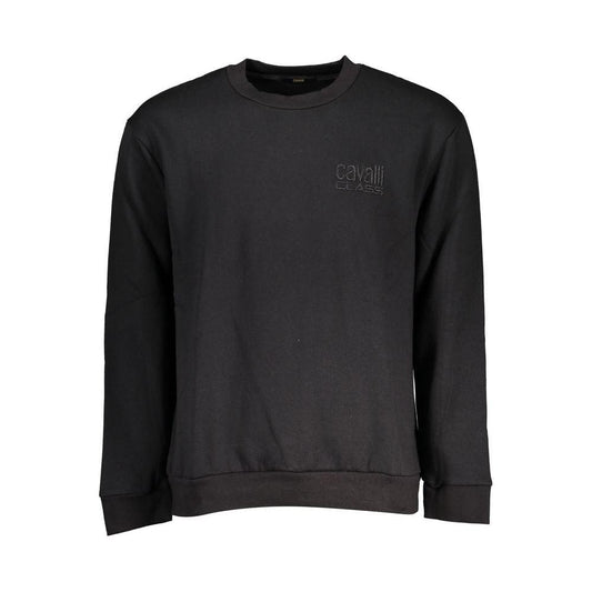 Cavalli Class Elegant Crew Neck Fleece Sweatshirt Cavalli Class