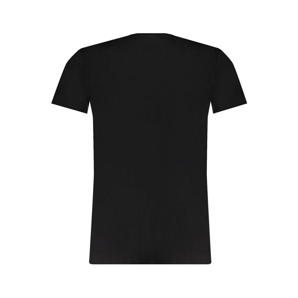 Trussardi Black Cotton T-Shirt Trussardi