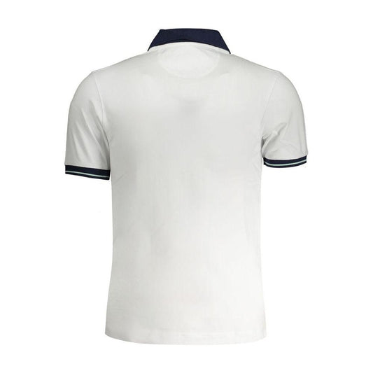 La Martina White Cotton Polo Shirt La Martina