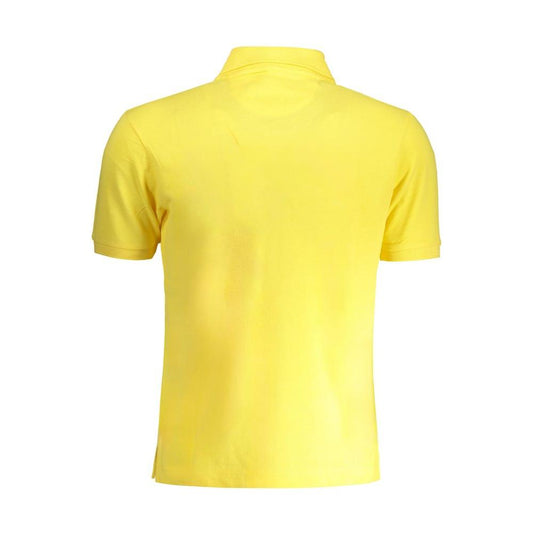 La Martina Yellow Cotton Polo Shirt La Martina